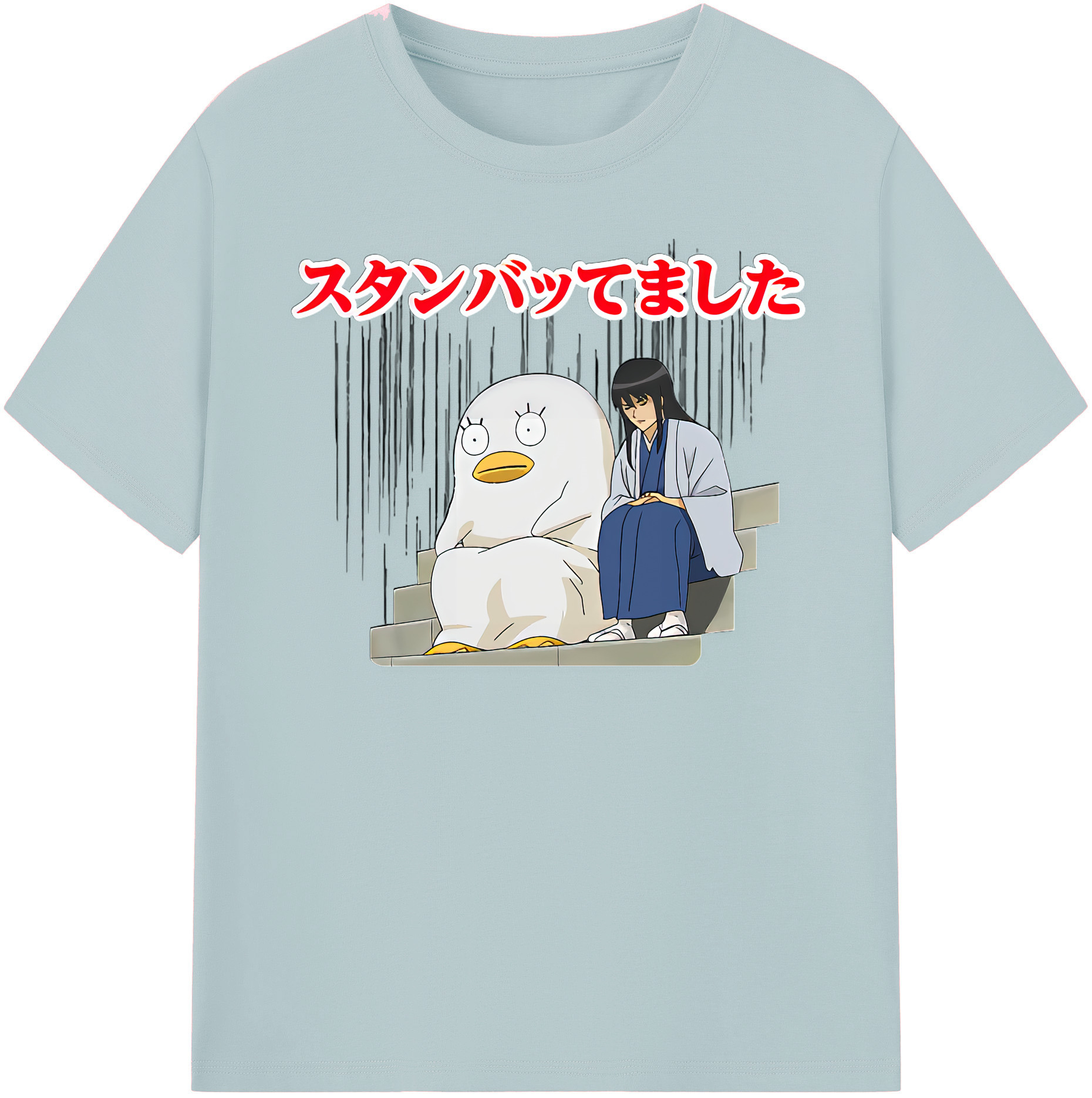 （画像用） ぎんたま 坂田銀時（さかたぎんとき） 神楽 志村新八（しむら しんぱち） GINTAMA Sakata Gintoki Kagura Shimura Shinpachi 綿100％半袖Tシャツ（フロントプリント）